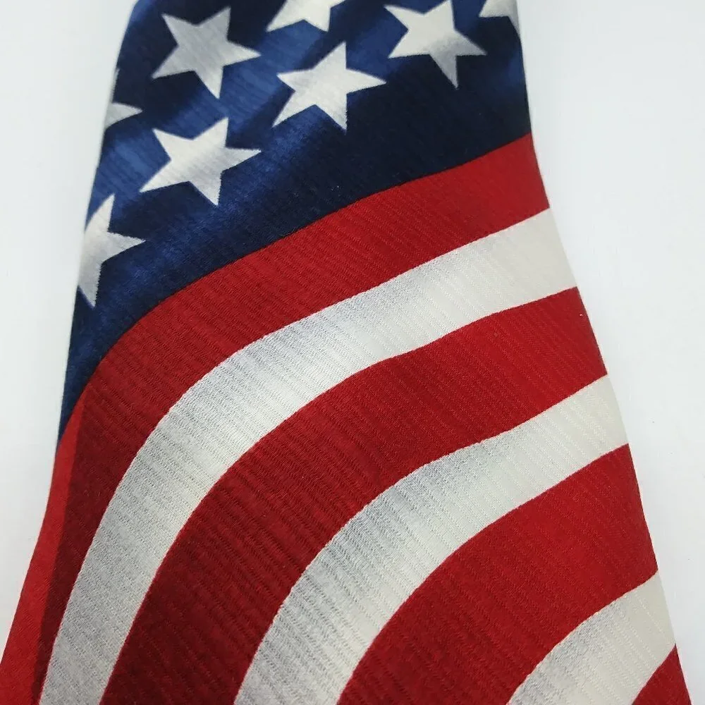 American Traditions American Flag Tie - USA Made